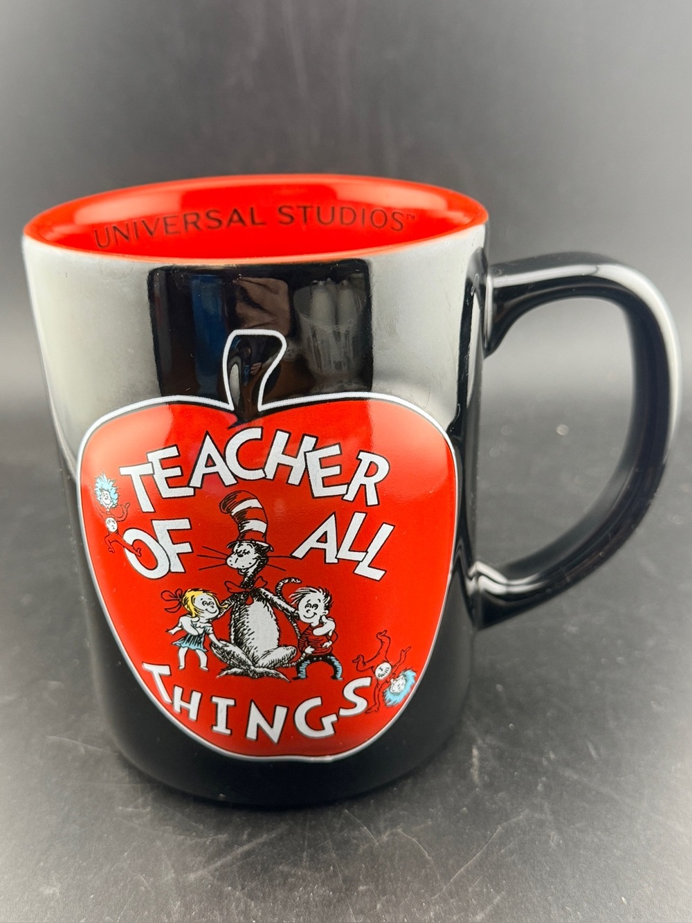 Dr. Seuss Teacher of All Things Coffee Mug Cup Exclusive Universal Parks Item